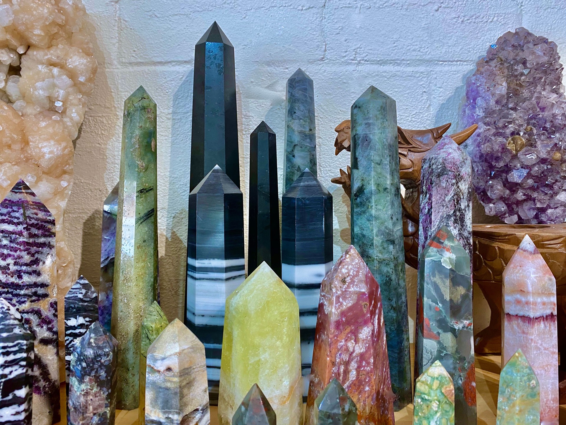 Large Crystal Point & Geode Clusters